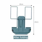 Simple Metal Reading Stand Stable and Not Easy To Collapse Foldable and Adjustable Bookshelf Portable Music Score Stand – Image 4