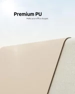 Large Mouse Pad,Office Desk Mat, Leather Desk Pad Protector, Non-Slip PU Leather Desk Blotter, Laptop Desk Pad – Image 2