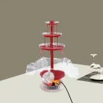 Fontaine à Boissons LED 3 Niveaux - Distributeur Lumineux avec 5 Gobelets pour Fêtes et Mariages – Image 4