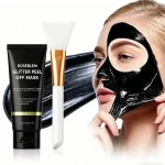 Masque Peel-Off au Charbon Actif - Nettoyage en Profondeur & Anti-Points Noirs, Peau Grasse