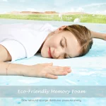 Surmatelas en Gel Mémoire de Forme 10cm - Confort Rafraîchissant et Soutien Optimal, Taille Grand Lit – Image 2