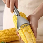 Éplucheur à Épis de Maïs en Inox - Outil Manuel pour Égrener et Décortiquer le Maïs