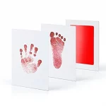 Kit d'Empreintes de Main et de Pied pour Nouveau-Né – Tampons Encreurs, Cadre Photo Souvenir, Cadeau de Naissance – Image 8