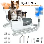 Kit de Toilettage 3-en-1 pour Chat et Chien - Aspirateur, Séchoir et Tondeuse avec Cuve 2,2L – Image 7
